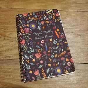 Owlcrate Floral Reading Planner book